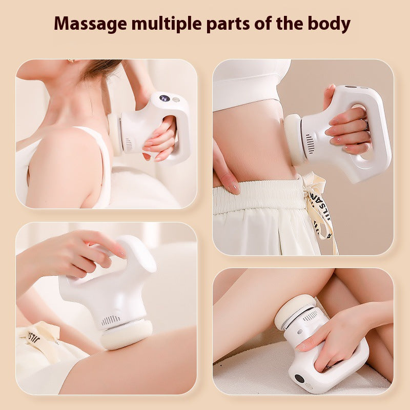 Inovite™ Bärbar anticellulitmassageapparat med 12 hastigheter för fettreducering och muskelavlastning
